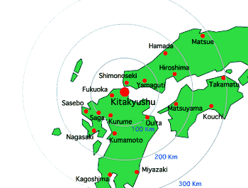 West Japan Map