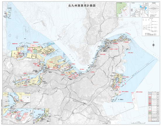 北九州港港湾計画図イメージ画像